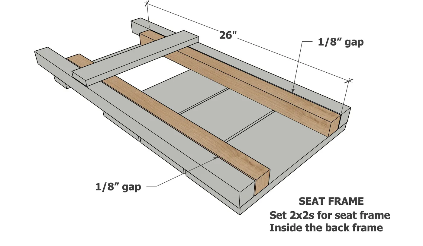 Portable Two Piece Wooden Beach Chair with Free Plans, step 5