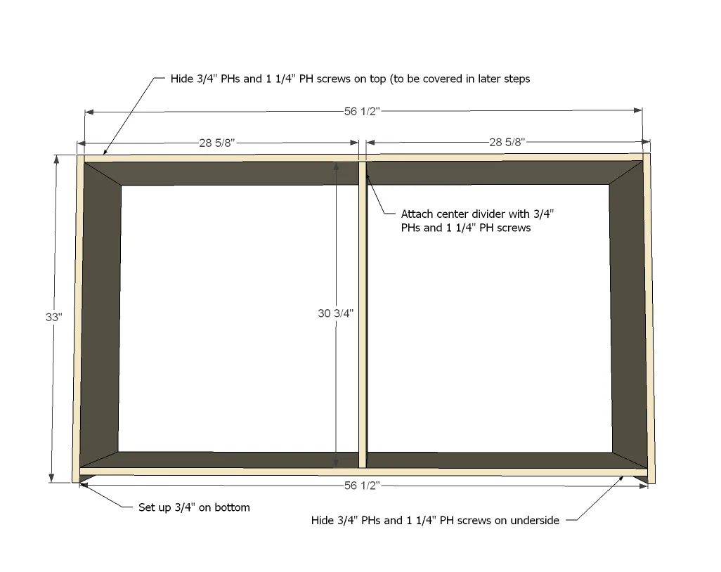 Printer's Console Table, step 3