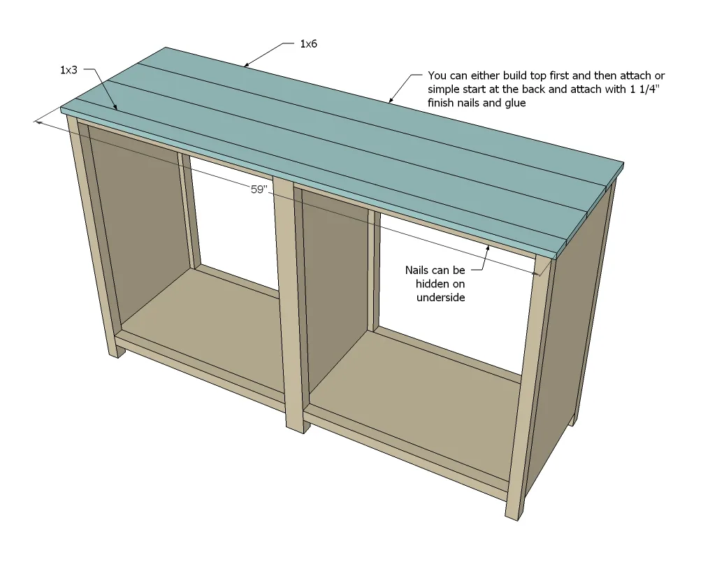 Printer's Console Table, step 5