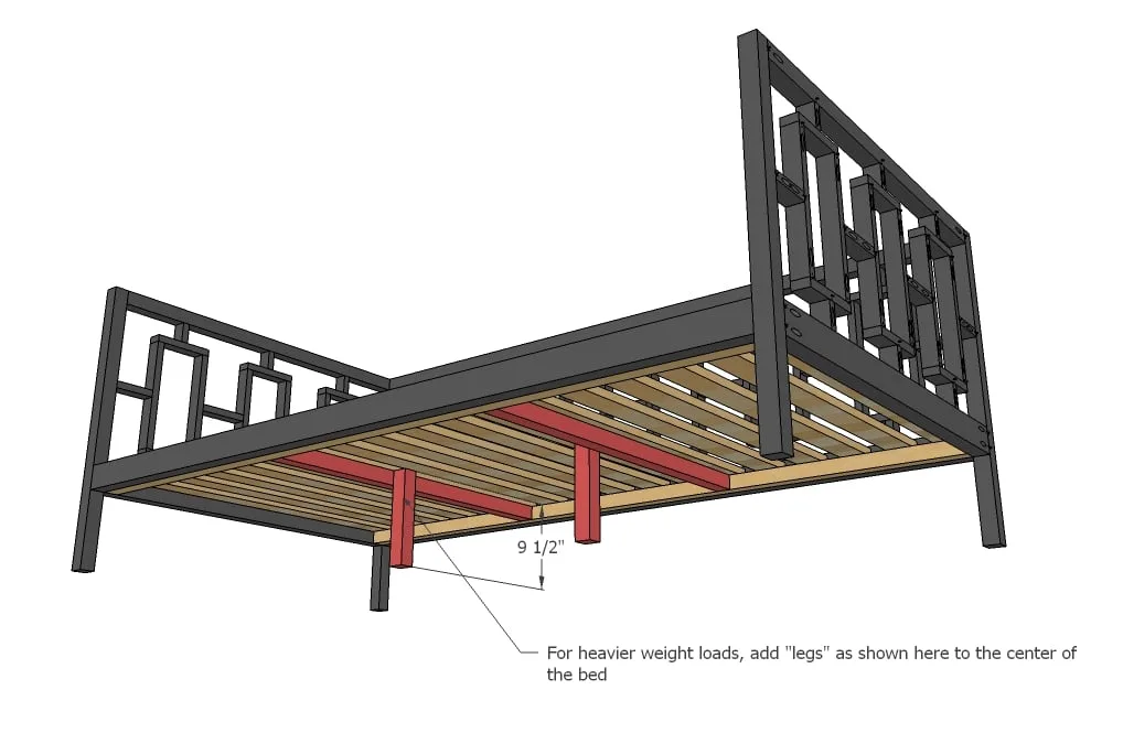 Rectangles Day Bed, step 11