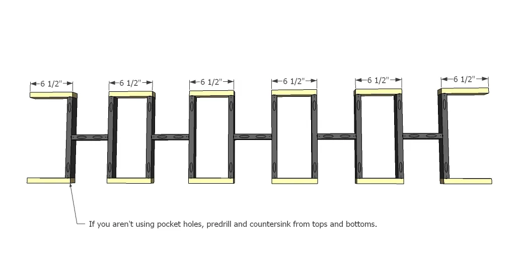 Rectangles Day Bed, step 3
