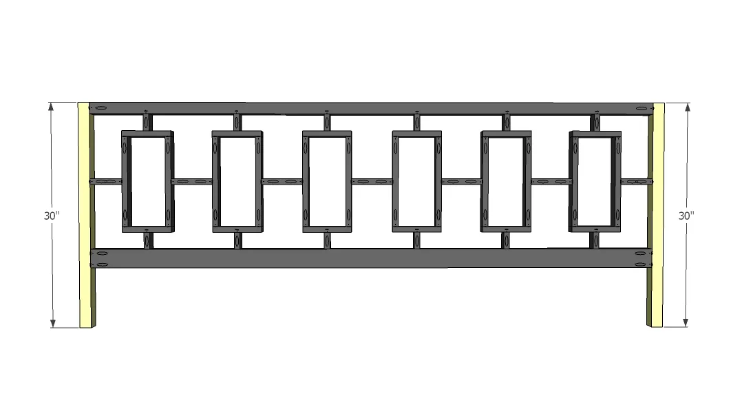 Rectangles Day Bed, step 6