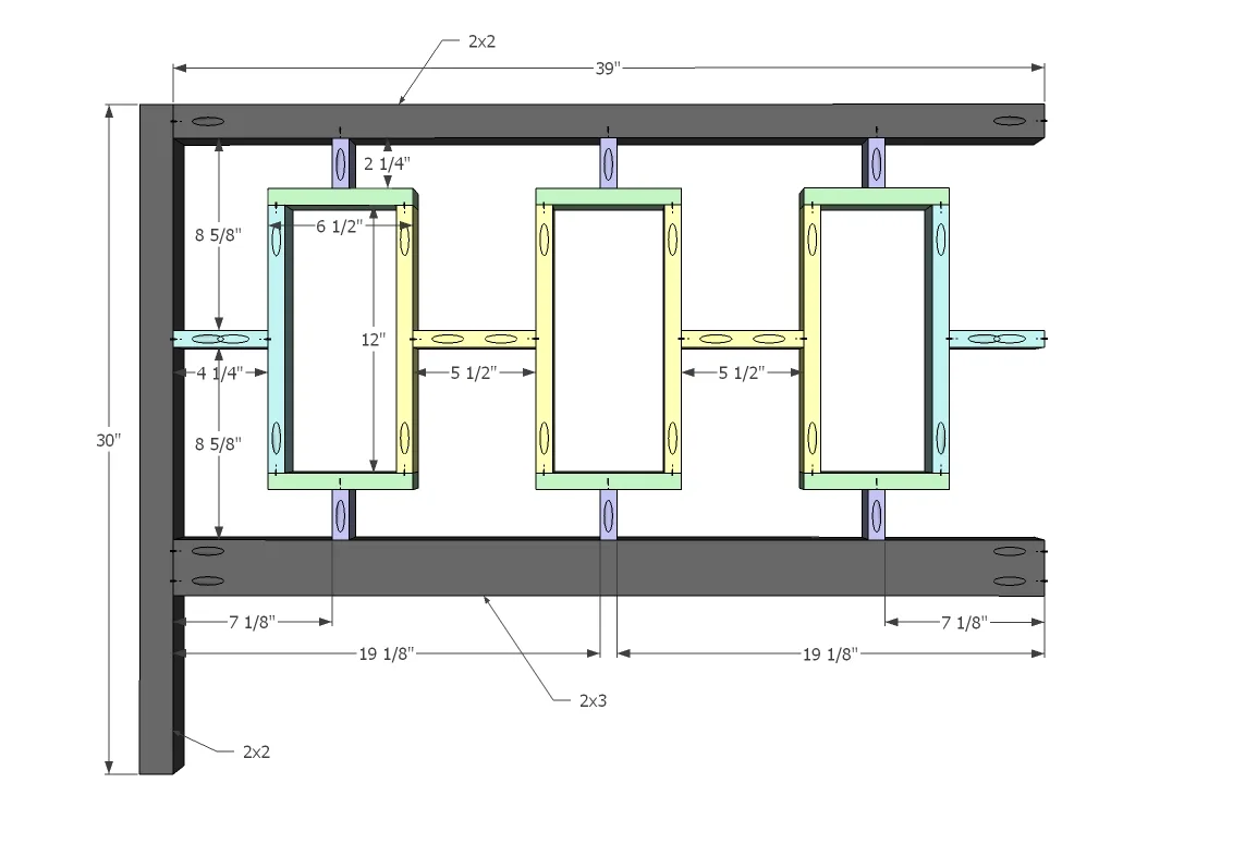 Rectangles Day Bed, step 7