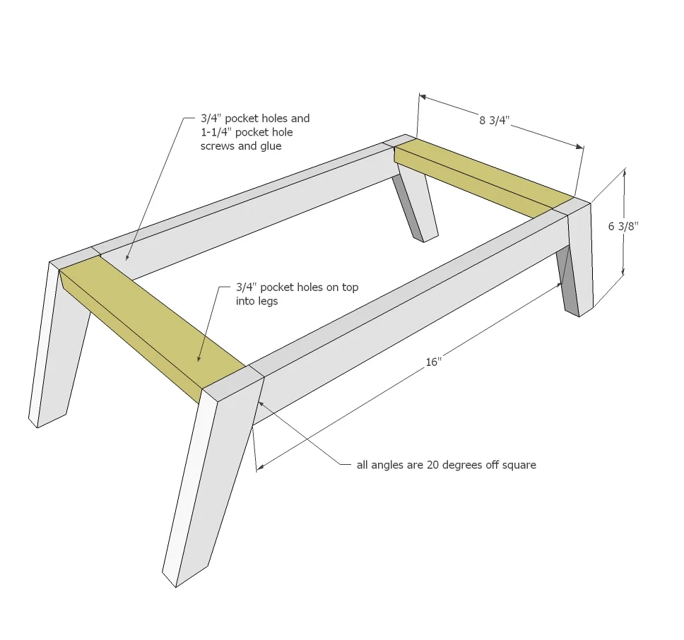 Retro Wood Toy Pretend Play Kitchen Dish Hutch, step 5