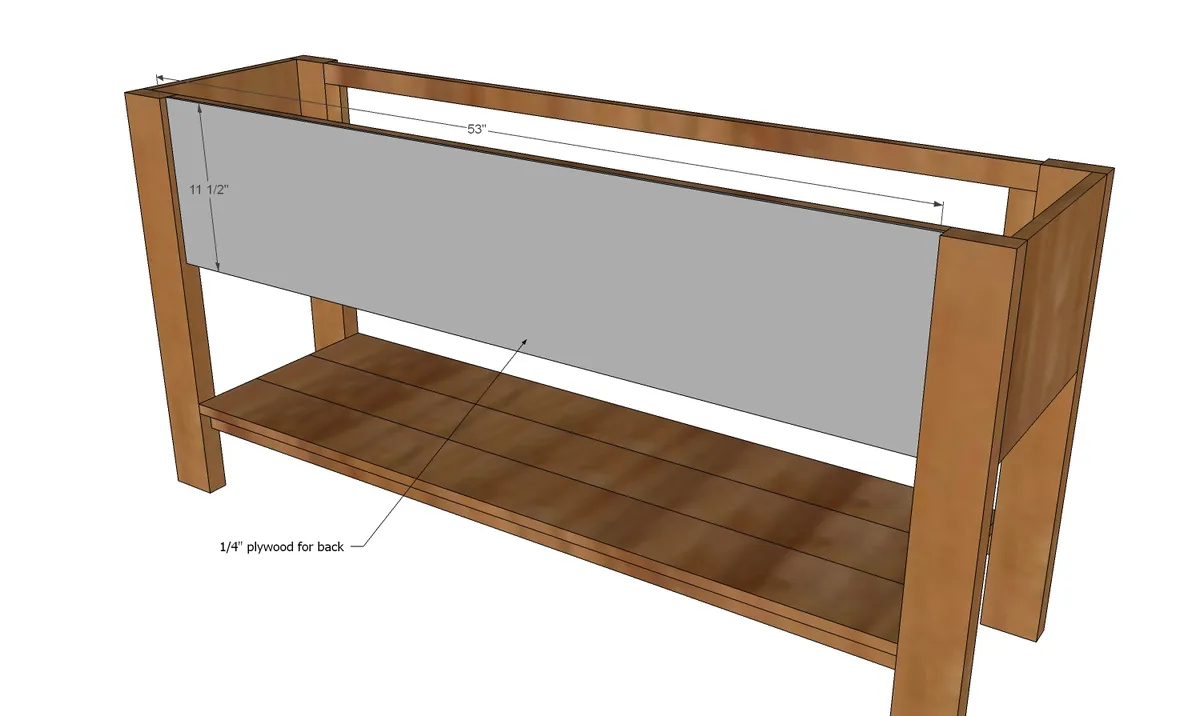 Ridge Media Console, step 9