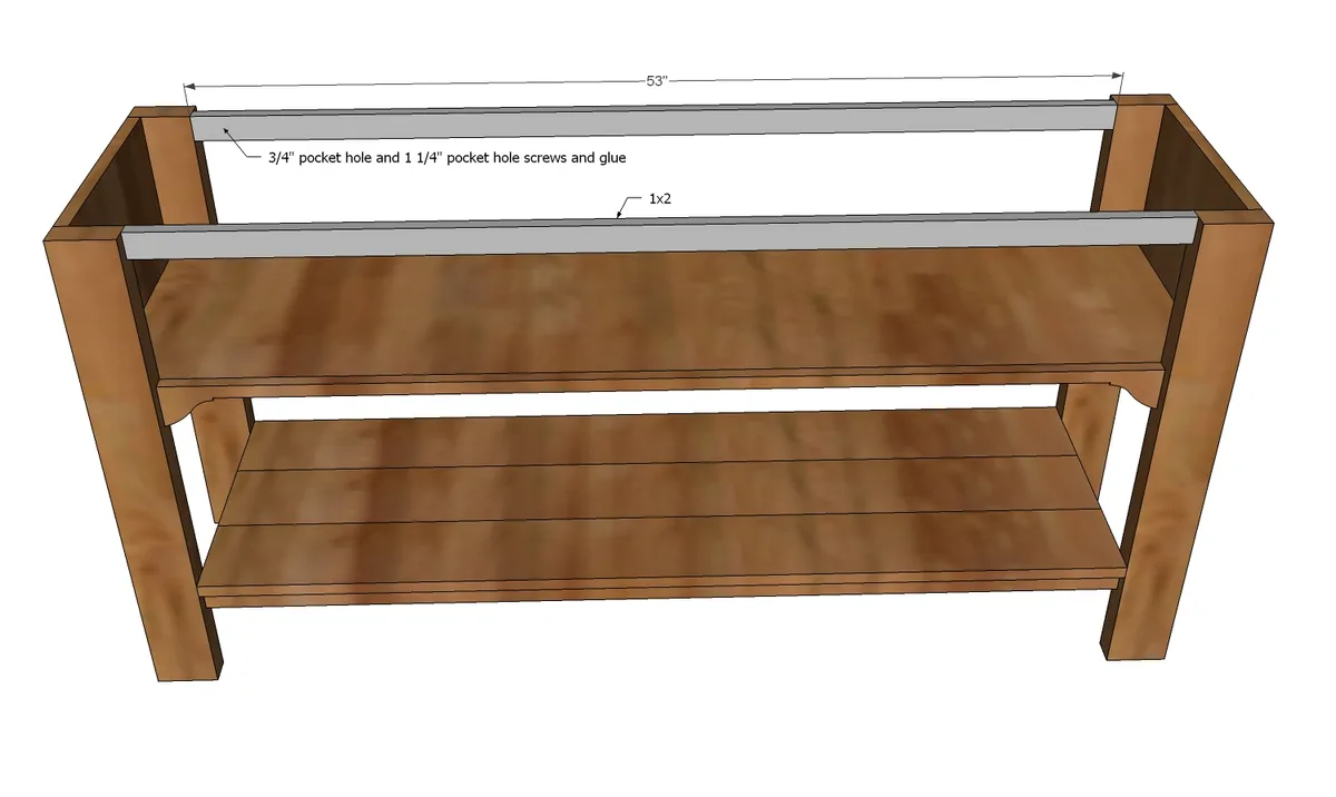 Ridge Media Console, step 7