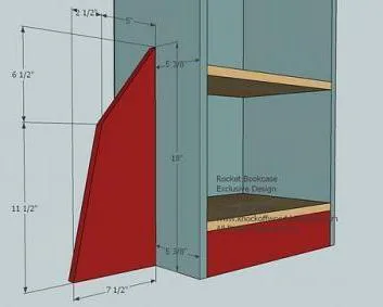 Rocket Bookcase, step 2