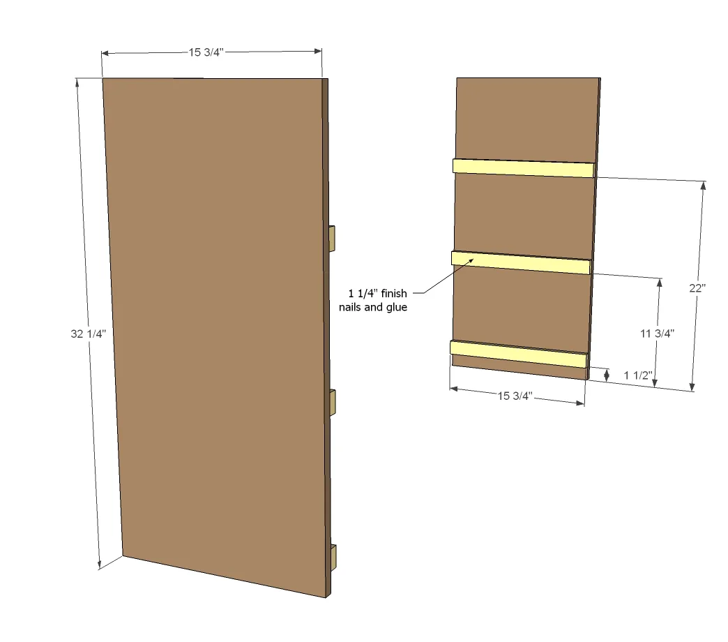 Rolling Rustic Wood Dresser, step 1