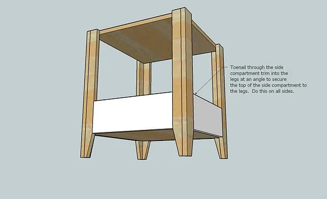 Round Children's Play Table with Storage Base, step 5