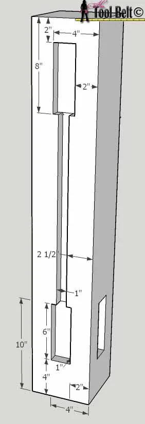 Rustic barnwood bed, step 4