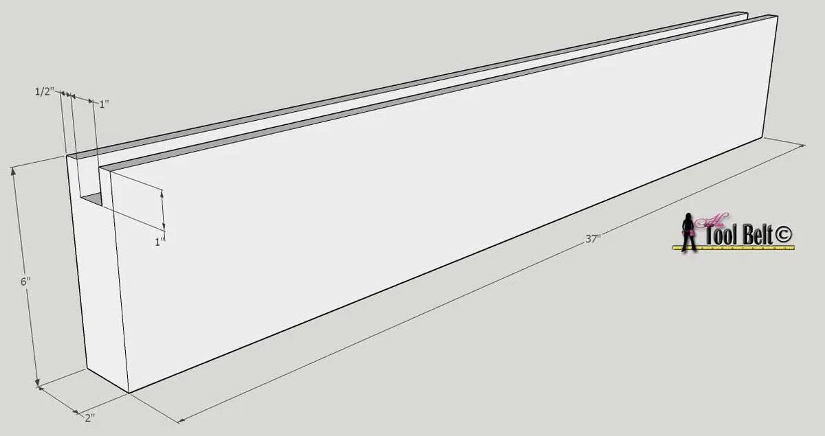 Rustic barnwood bed, step 5