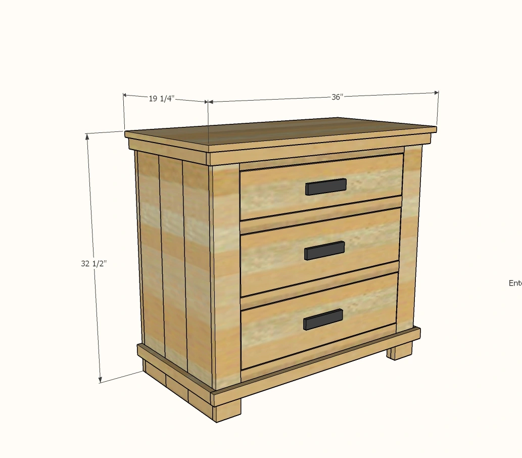 Rustic Bathroom Vanities dimension diagram 1