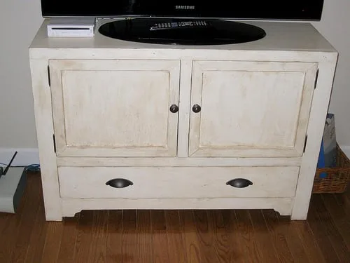 Rustic Media Console Cabinet