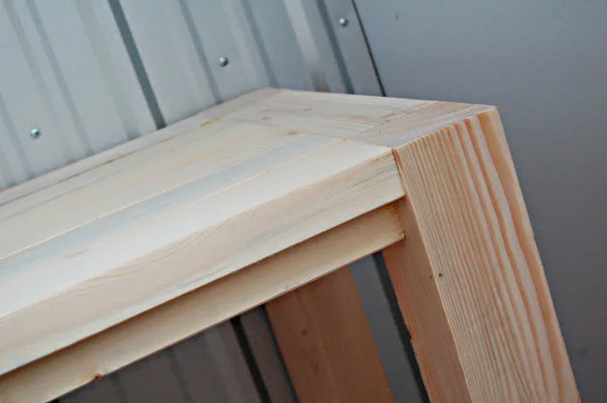 Rustic Parsons Farmhouse Table, step 6