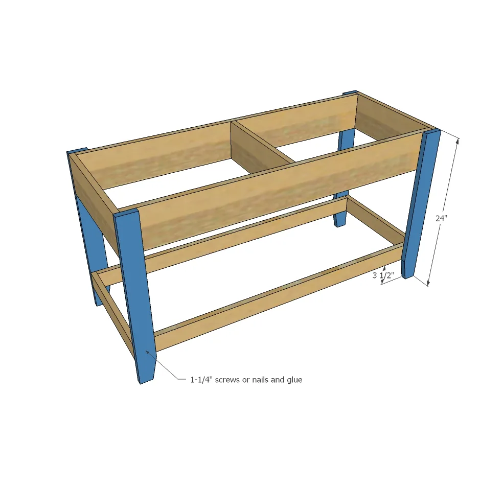 Sand and Water Play Table, step 3