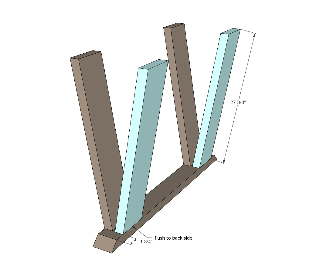 Sawhorse Outdoor Table, step 2