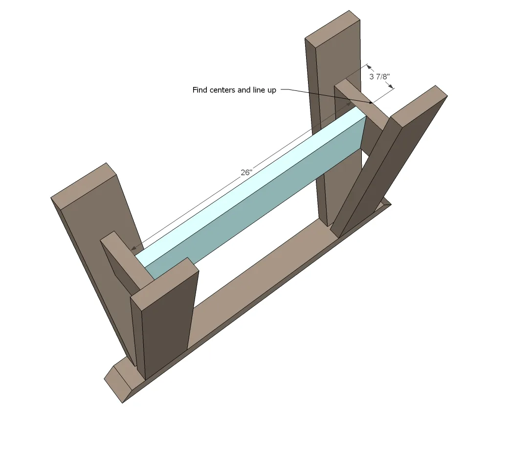 Sawhorse Outdoor Table, step 4