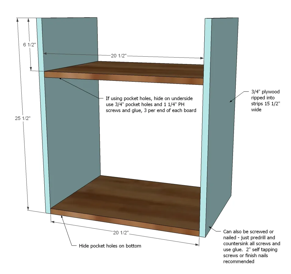 Schoolhouse Project Table Desk, step 1