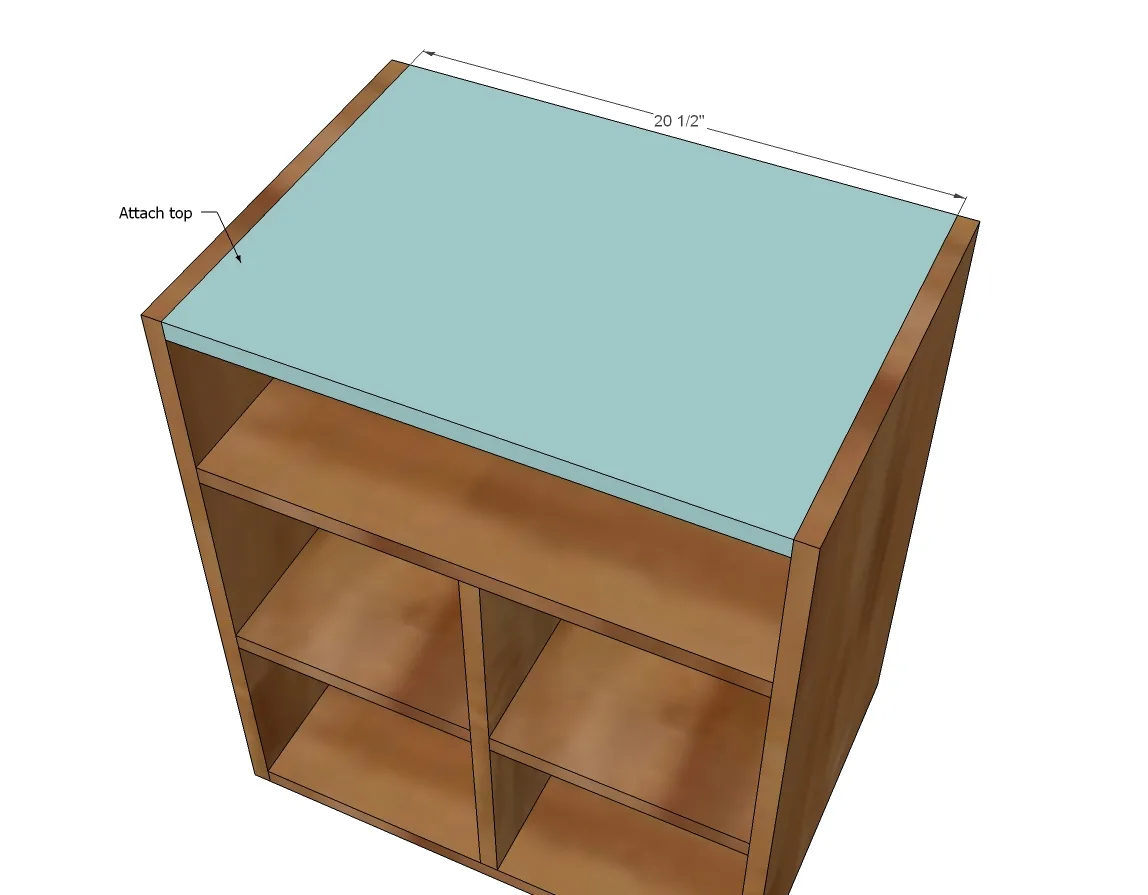 Schoolhouse Project Table Desk, step 4