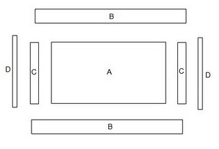 Serving Tray dimension diagram 1