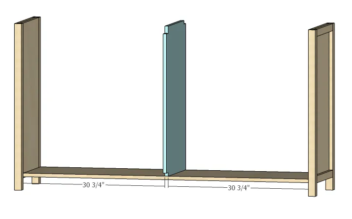 Shaker style dresser, step 11