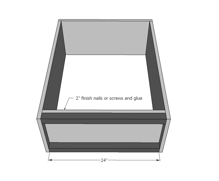 Side Base Cabinets (Rebecca Media Suite), step 2