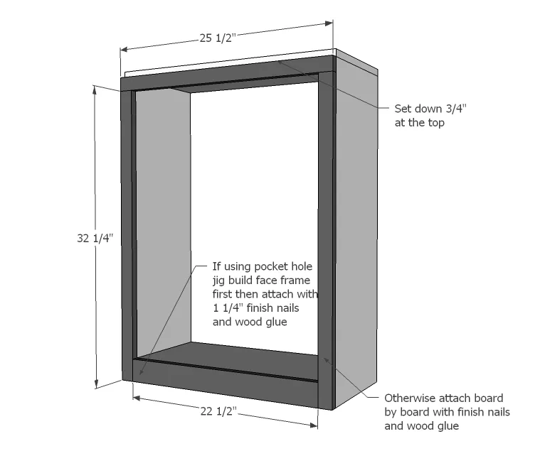 Side Base Cabinets (Rebecca Media Suite), step 3