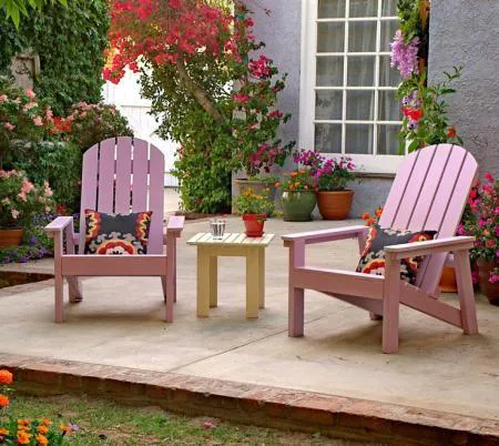 Simple Adirondack Side Table