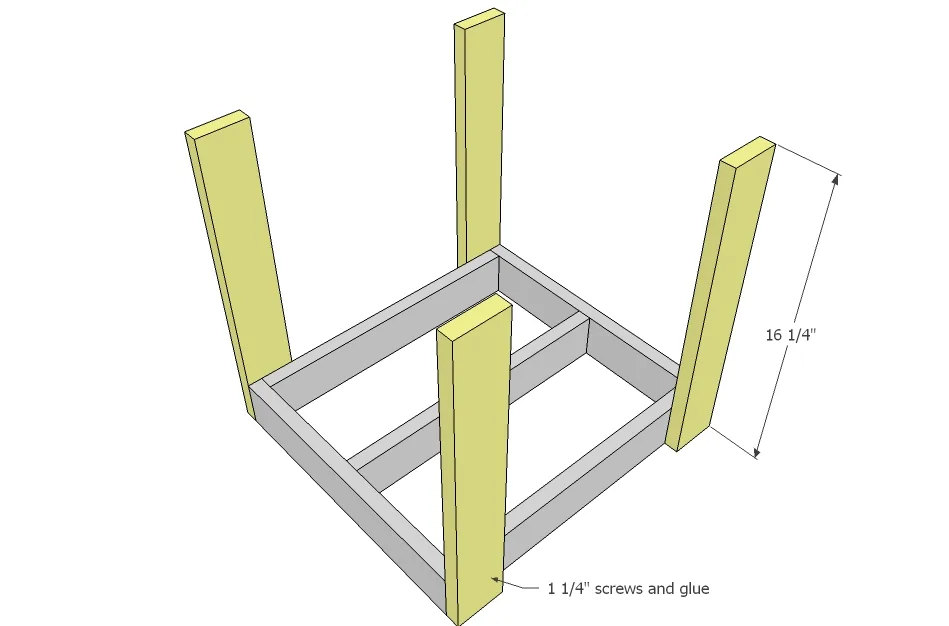 Simple Adirondack Side Table, step 2