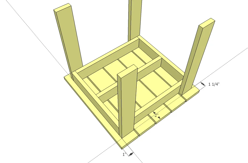 Simple Adirondack Side Table, step 4