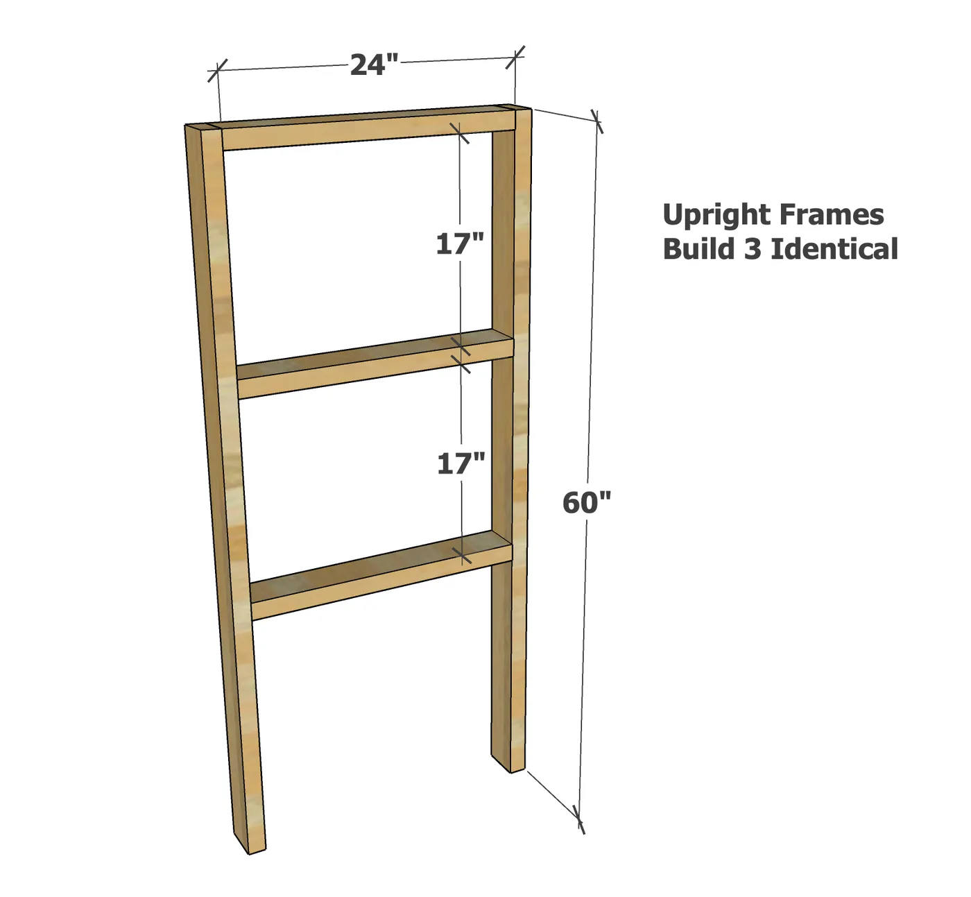 Simple to Build Rolling Wood Cart, step 2