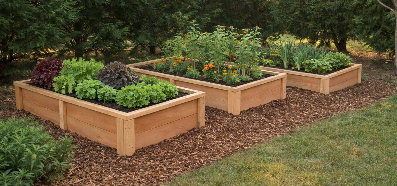 Simple Cedar Raised Garden Bed Plan (Made with Fence Pickets)