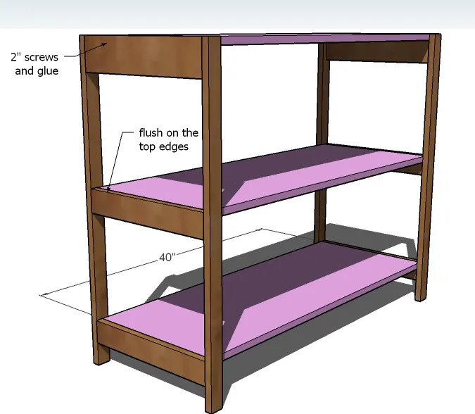 Simple Changing Table, step 2