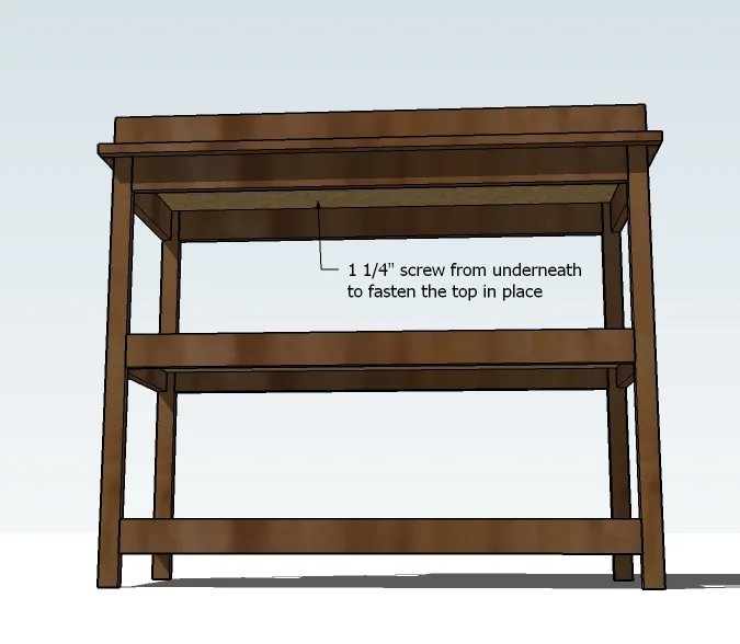Simple Changing Table, step 8