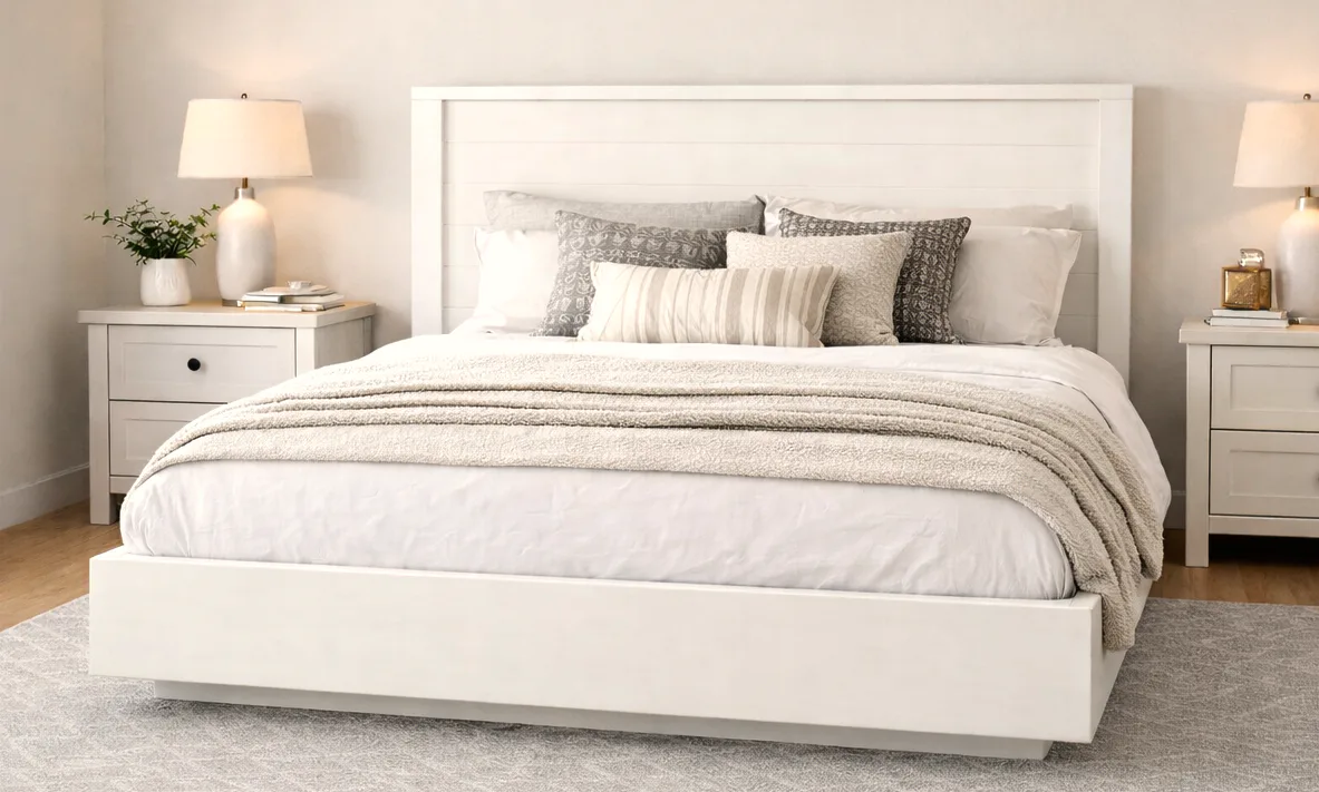 Simple Floating Bed Plans [Mountain Modern Collection]