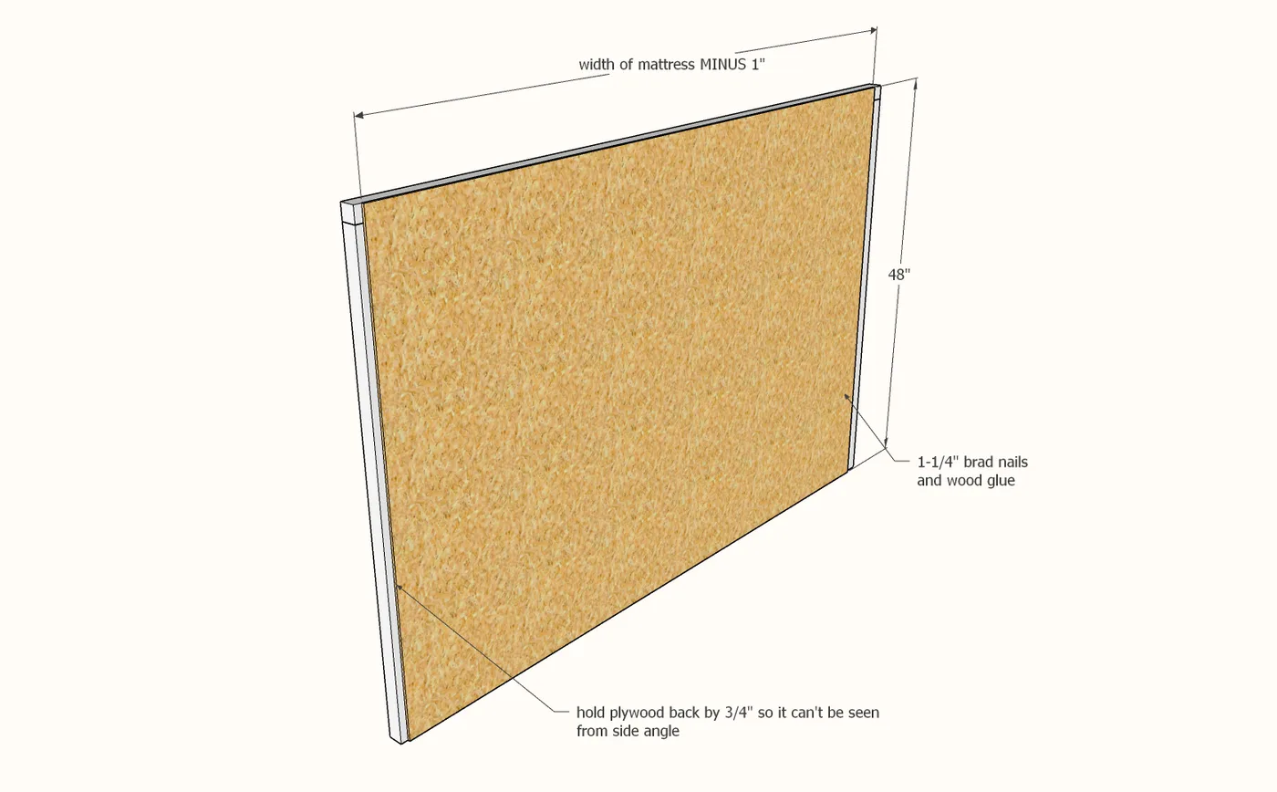 Simple Floating Bed Plans [Mountain Modern Collection], step 8