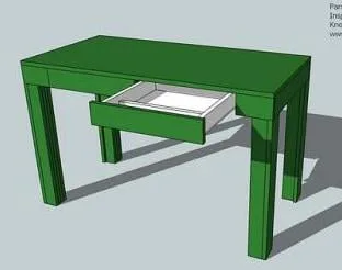 A Simple Modern Desk