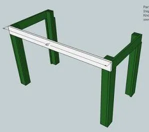 A Simple Modern Desk, step 5