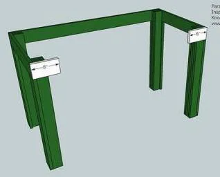 A Simple Modern Desk, step 6