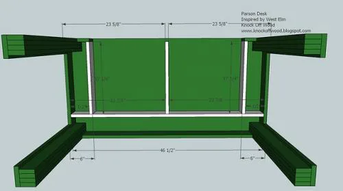 A Simple Modern Desk, step 8