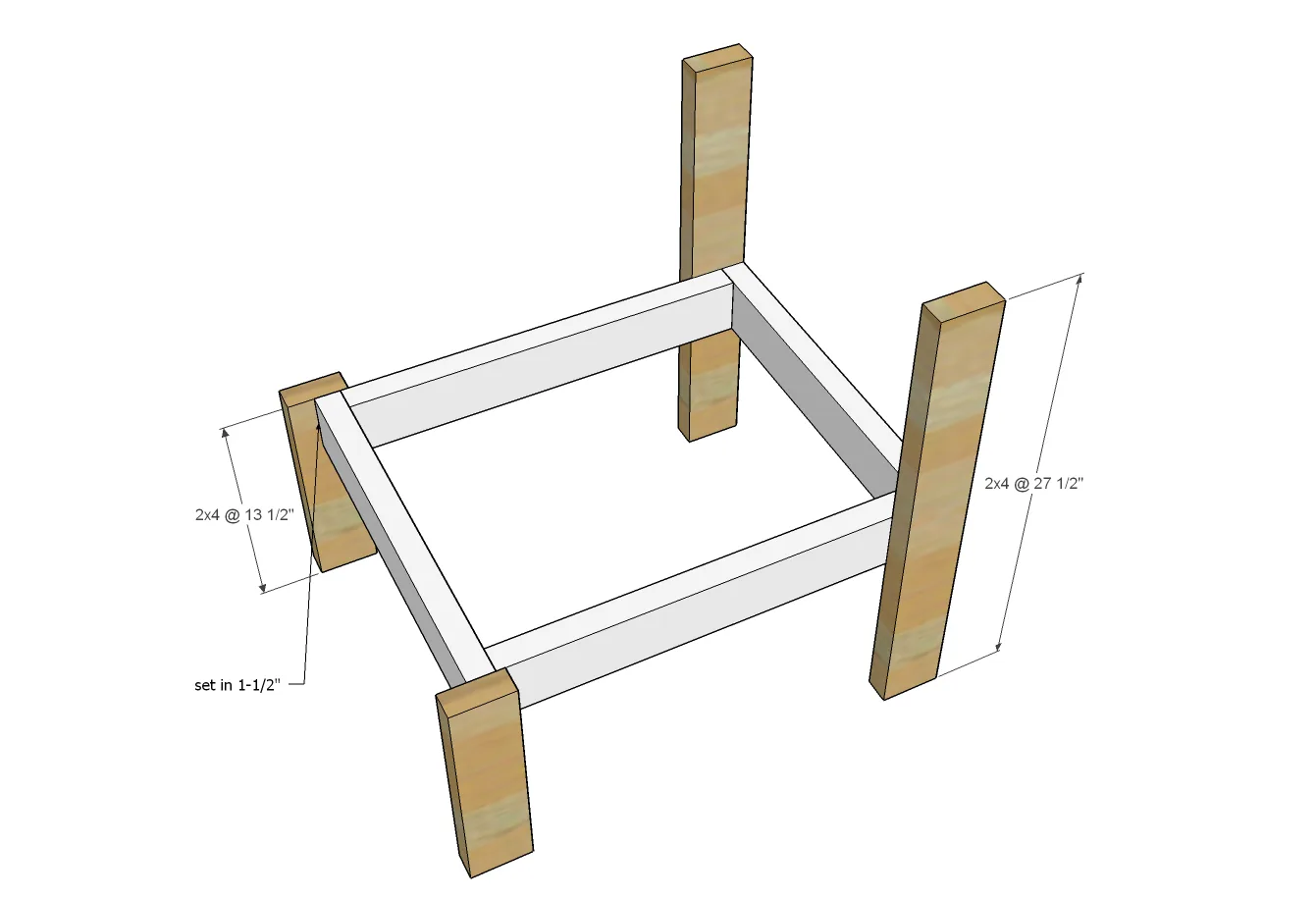 Simple Modern Outdoor Sectional, step 2