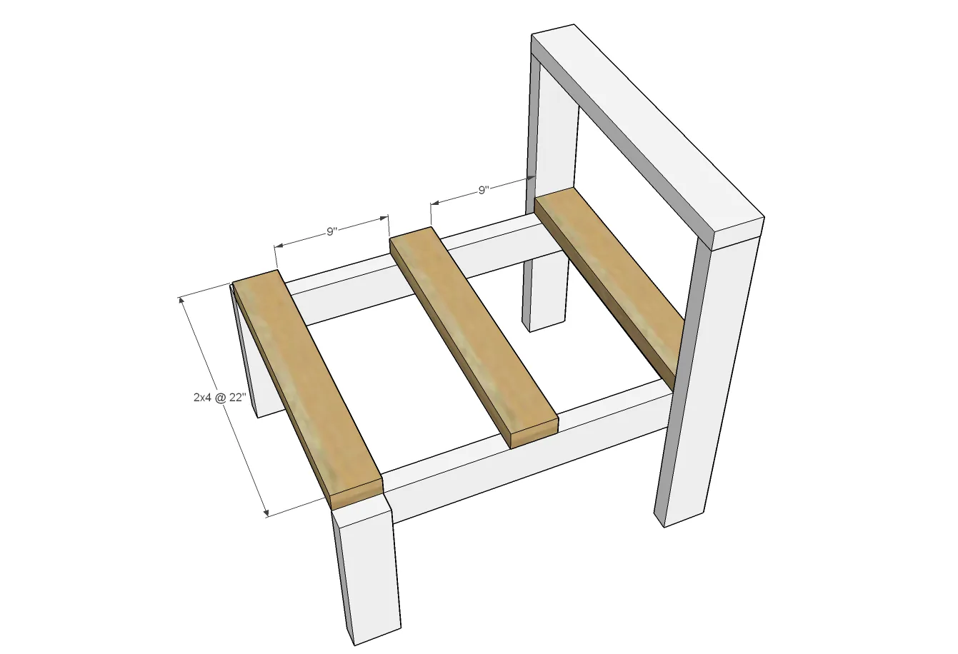 Simple Modern Outdoor Sectional, step 4