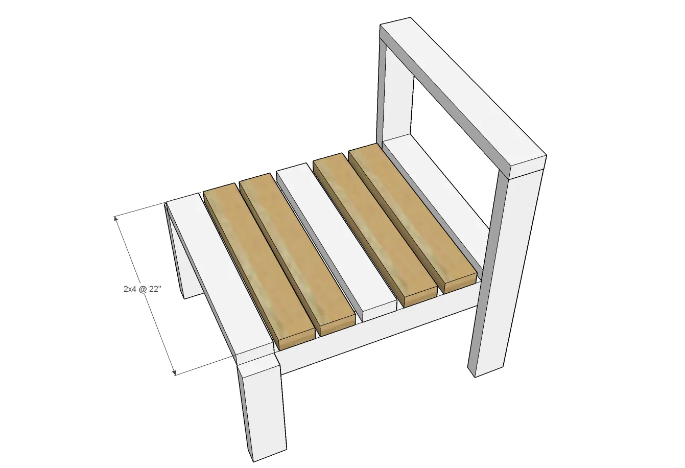 Simple Modern Outdoor Sectional, step 5