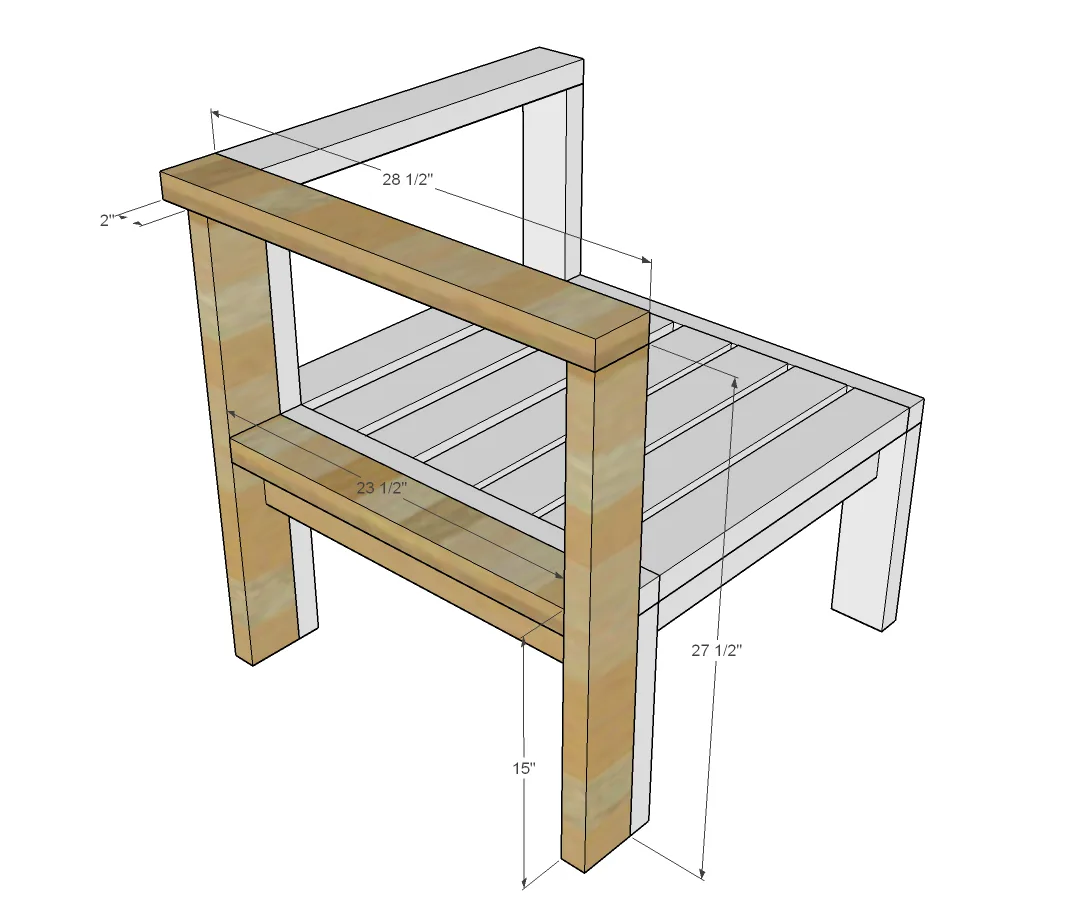 Simple Modern Outdoor Sectional, step 7