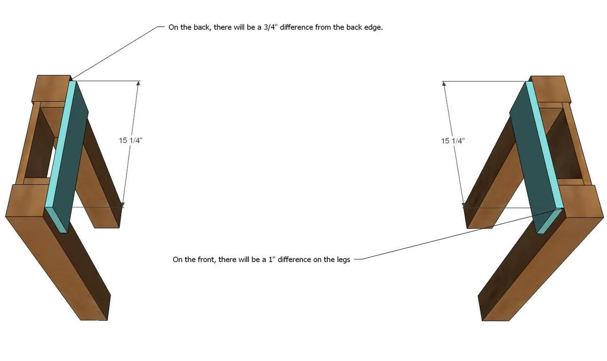 Simple Open Farmhouse Style Vanity, step 3