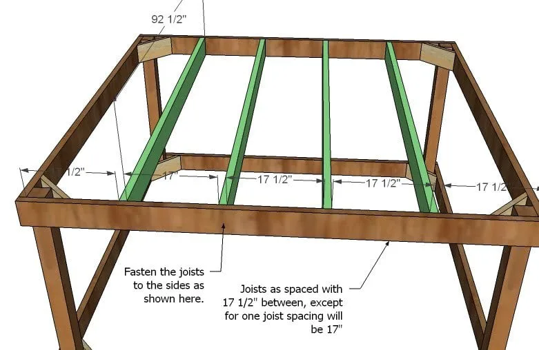 Simple Playhouse Deck, step 4