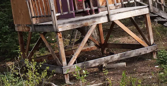 Simple Playhouse Deck, step 6