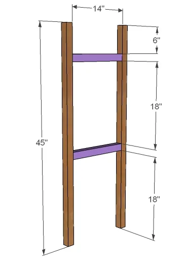 Simple Playhouse, step 1