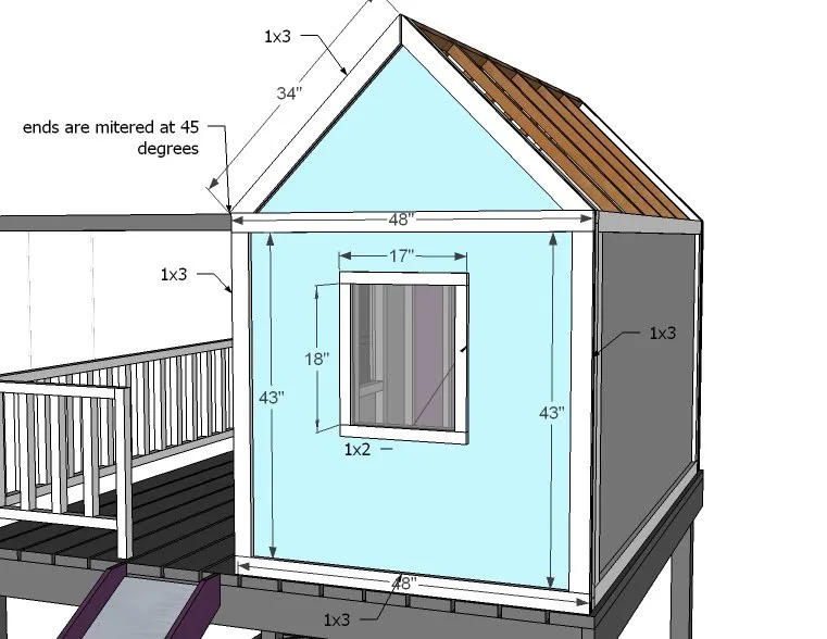 Simple Playhouse, step 6