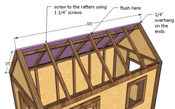 Simple Playhouse, step 3